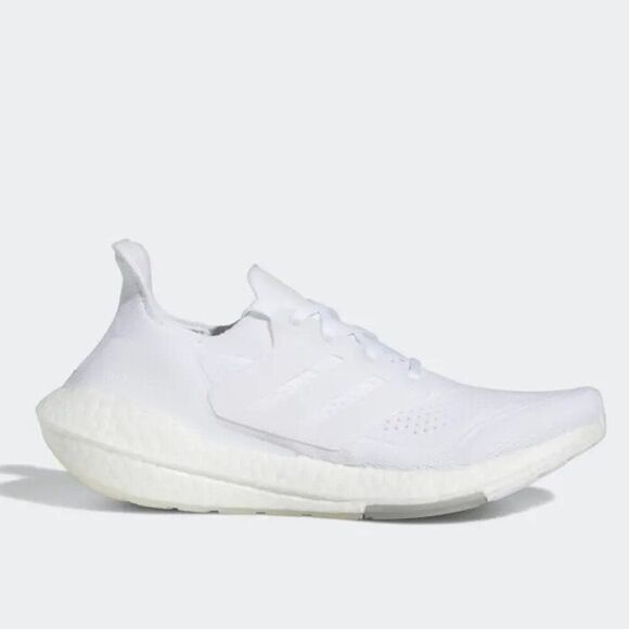 Adidas Ultraboost 22 Women's Running Training Triple White FY0403 10 US - Picture 15 of 16